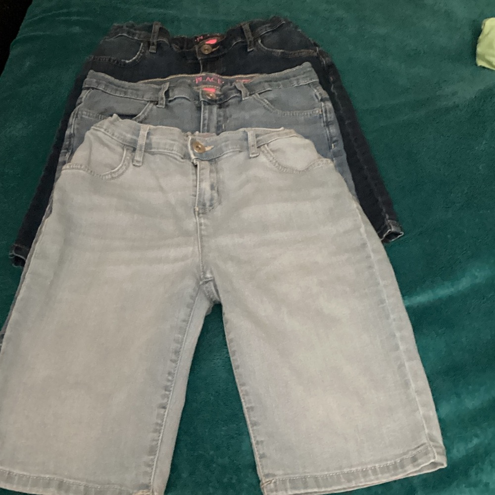 Denim Shorts Trio